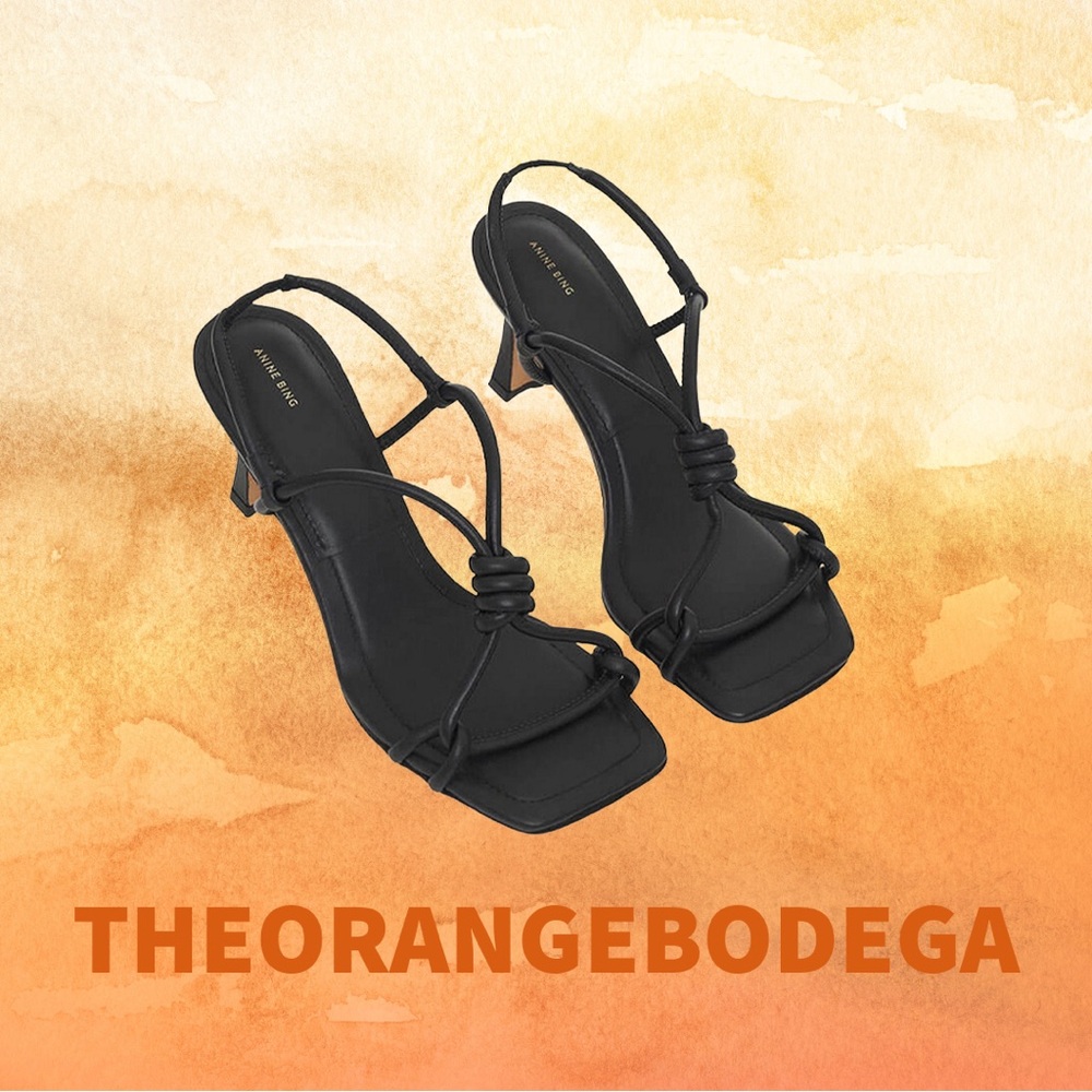 Anine Bing Valentina Slingback Sandal Size 38